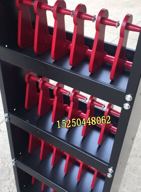 24片48片f砂轮磨床放置摆放架 惊爆 存放五金红色片新品掌柜