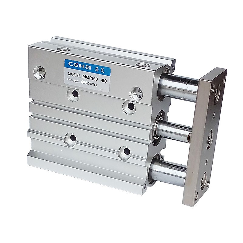 三轴三杆气缸MGPM32/40/50/63*25/30/40/50/75/100/12T5/150/200-
