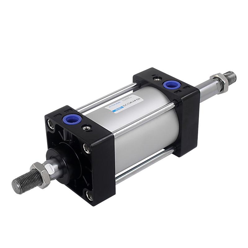 SCD50X100气动SCD50X25双轴标准气缸SCD50X50双出标准缸SCD5.0X75