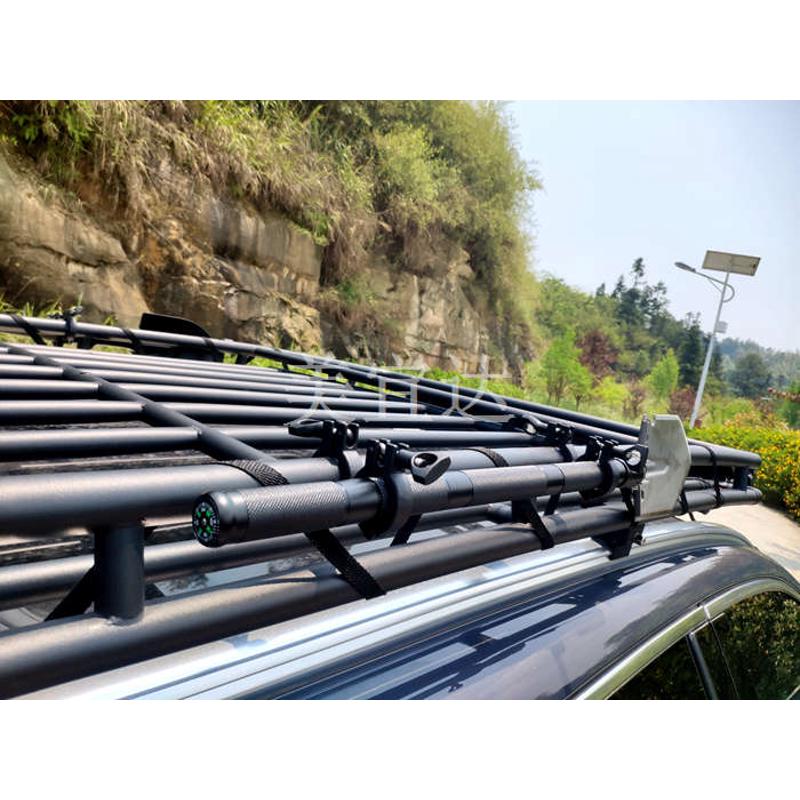 304不锈钢行李框圆管改装沙漠工兵铲固定快拆装S活动支架卡箍卡夹