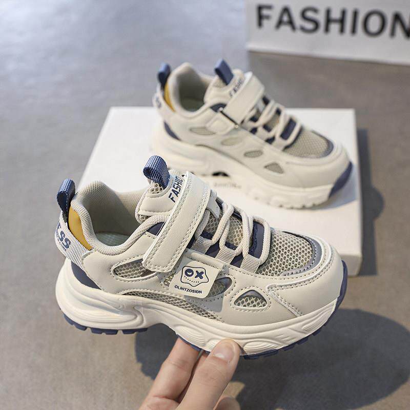 男童鞋子2025新款春夏季儿童网鞋网面透气大童男孩学生软底运动鞋