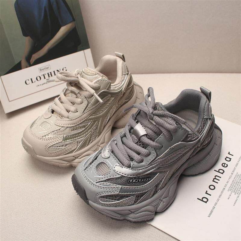 2026春秋季新款儿童老爹鞋男童女童运动鞋中大童亲子鞋潮酷大童鞋