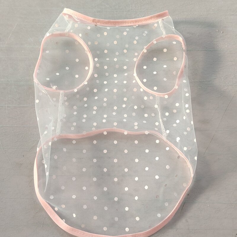 宠物狗狗衣服小樱花凉凉网纱背心猫咪泰迪比熊雪纳瑞中小型犬春夏