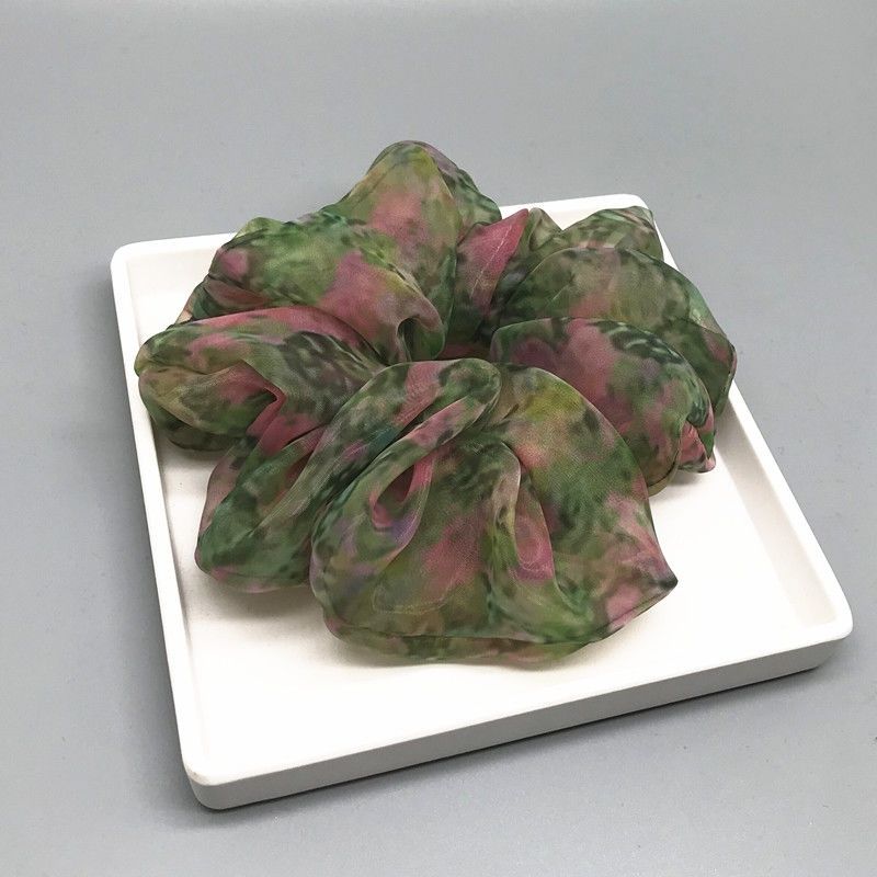 夏季超仙甜美大肠圈马尾发绳弹力皮筋森女碎花高颜值头饰爆款