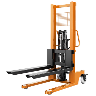 手动液压堆高车升降装卸搬运叉车2吨3吨升高车沪仓库工托盘堆垛车