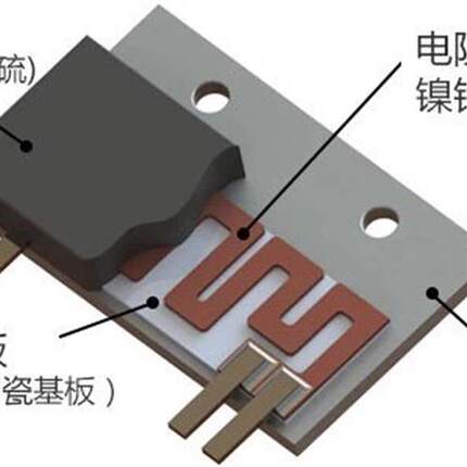 RNG 高稳定金属箔采样电阻低温漂大电流取样精密电阻 10W-100W