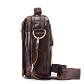 Man Cow Package Shoulder Fashaion Genuine Vintage Bag Leathe