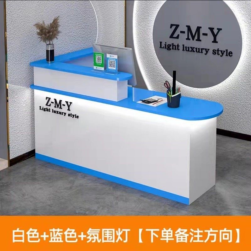 现代收银台小型柜台服q装店拐角吧台理F发店吧台公司前台接待台简,商业/办公家具,操作台,淘宝优惠券,粉丝福利购,淘宝优惠卷