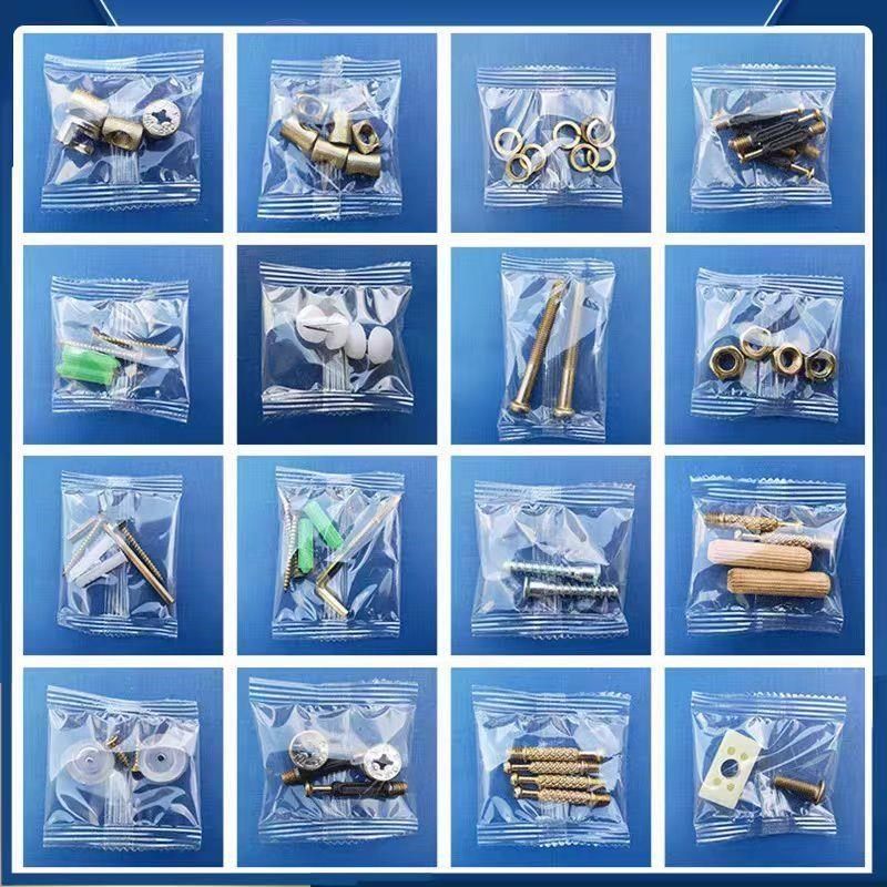 全自动五金螺丝包装n机塑料颗粒螺母家具配件盲袋计数点数打包机a