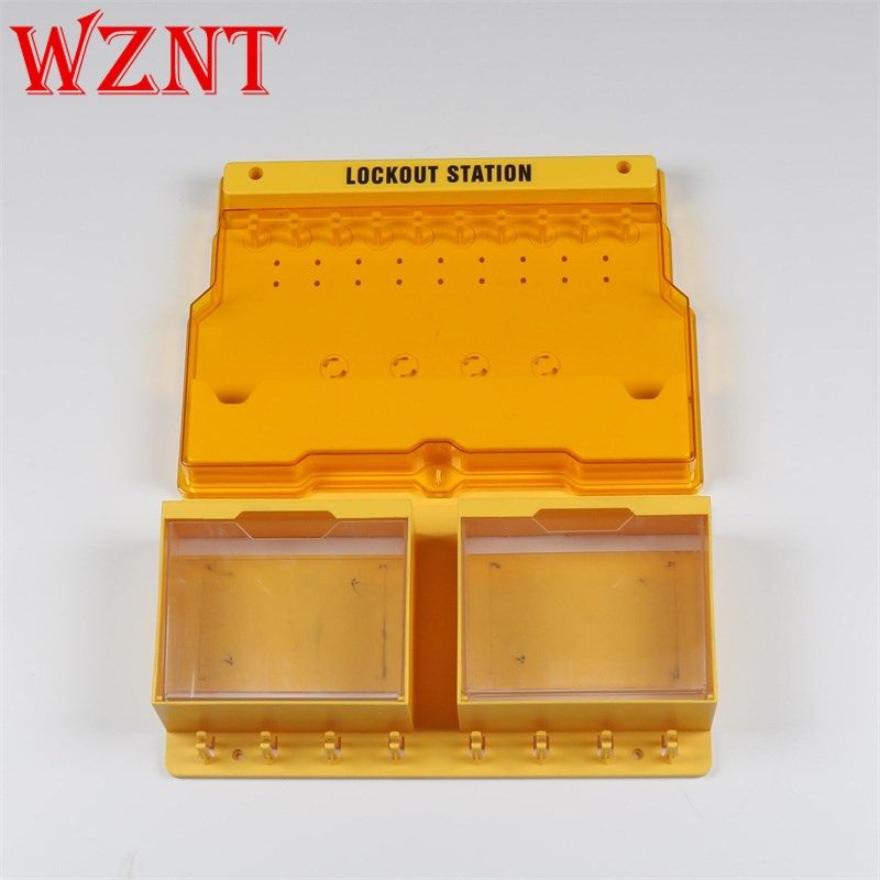 工业锁具工作站一体式塑料透明组合壁挂M板工程停工挂锁储存箱,基础建材,特殊用锁,淘宝优惠券,粉丝福利购,淘宝优惠卷