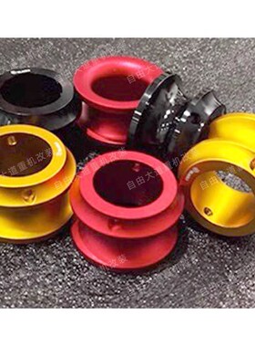 BLACK 3哈雷软尾旅行车轮轴盖 竞技NPB风格替换原车轴头