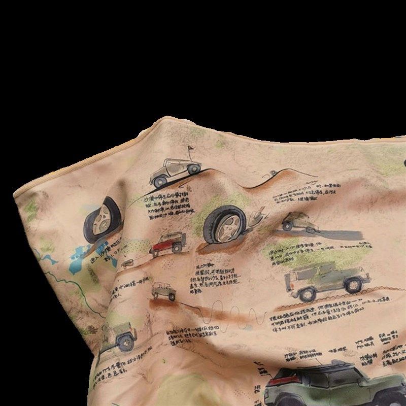 勘路者西部新疆西藏自驾r旅游越野路线小毯子围巾手抓地图户外装,汽车用品/电子/清洗/改装,汽车文化产品,淘宝优惠券,粉丝福利购,淘宝优惠卷