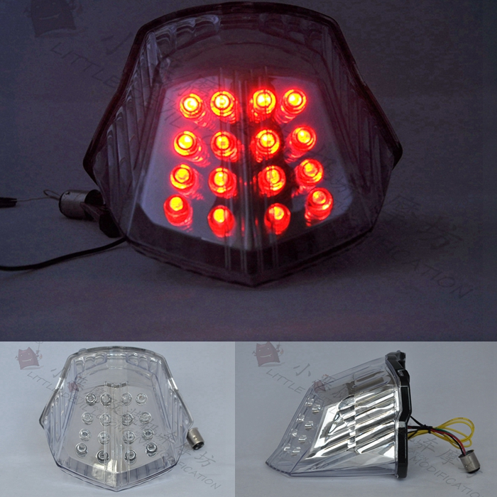 适用于雅马b哈YAMAHA XJ6/FZ6R 09-14改装LED转向集成后尾灯刹车