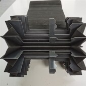 宏山3015机床防尘罩4020导轨防火阻燃耐高温迪R能激光切风琴防护