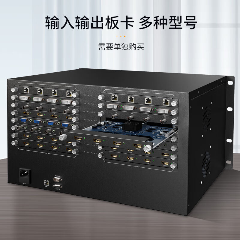 麦森特MAdXCENT无缝HDMI影片矩阵切换器32进32出混合插卡式4K高清