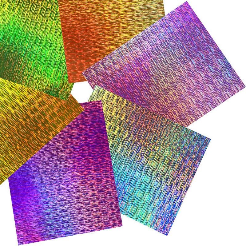 拉丝幻彩系列自带粘膜金属贴纸便签制作广告即L时贴 DIY金属膜贴