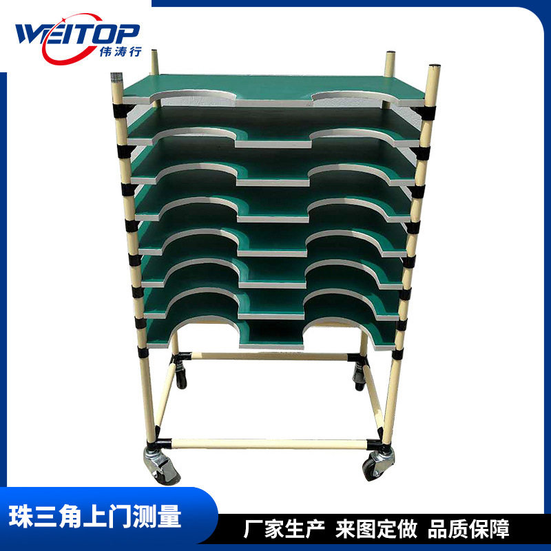 深圳线棒精益管厂家 防静电老化测试架PCB手推工具车多层