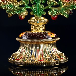 藏密用品吉祥八j宝八瑞树家居摆件 八吉祥八宝树摆件特价包邮