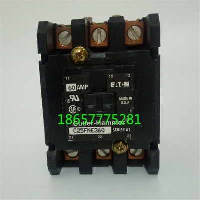 CUTLER-HAMMER 卡特勒锤 压缩机 空调E 接触器 C25FNE360 24VAC