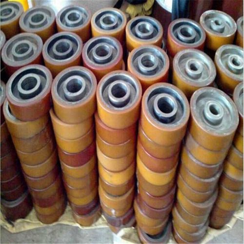 厂家生产耐磨聚氨酯 滚轮 抛光轮 胶轮 叉车轮Q 不脱胶 价格优惠