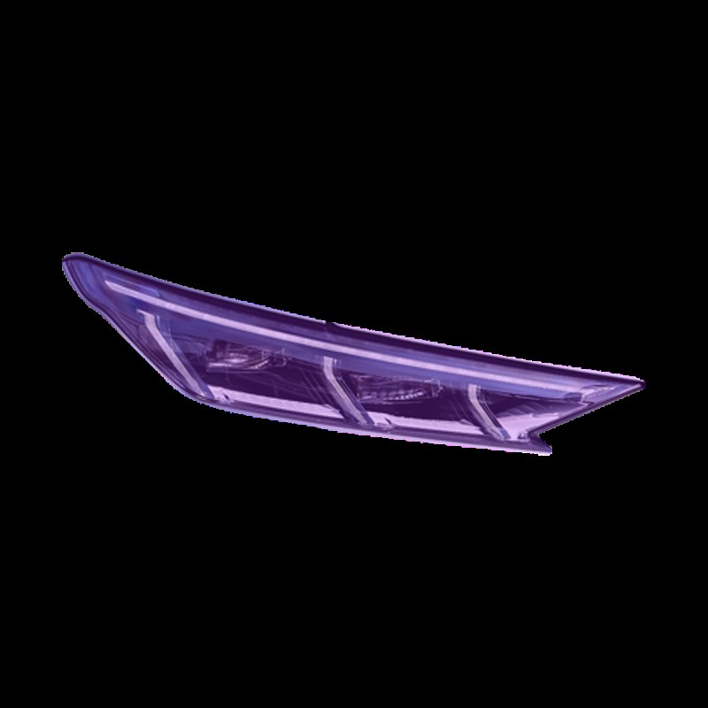 适用于福特电马野马MachE熏黑A大灯膜光控感应变色车灯贴膜TPU改