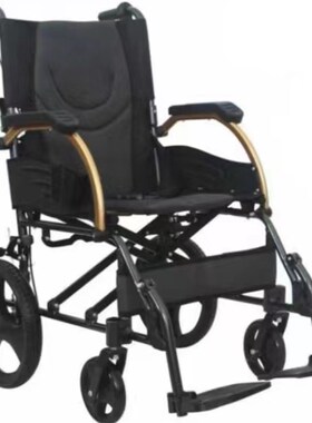 凯洋KY863-12轻便折叠老年人铝合金J车载旅游轮椅车代步车免充气