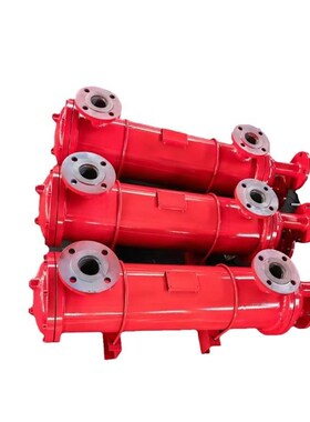 厂家管式压油冷列却器 水冷液器散热器I板式换热液压站注塑却机