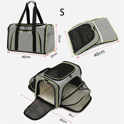 Pet Carriers Bag Portable BreathDable Foldable Bag Cat Dog C