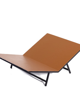 软装家居装饰金属皮革书报杂志架现代轻奢样板间民宿X茶几书桌摆