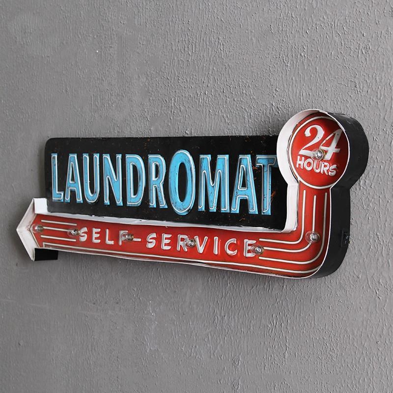 复古风格壁饰室内酒吧挂件创意立体路标挂M饰铁皮画背景墙面装饰图片