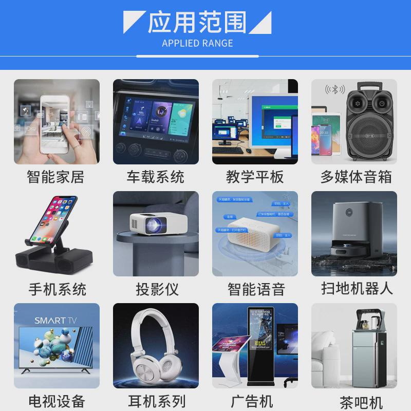 12060人e工智能语音4欧5W瓦床垫功放电脑小音箱腔体扬声器喇叭