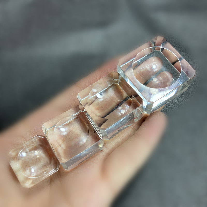 亚克力饰品展示架水晶球方形玻璃底座椅子形珠宝手机摆件托盘托架
