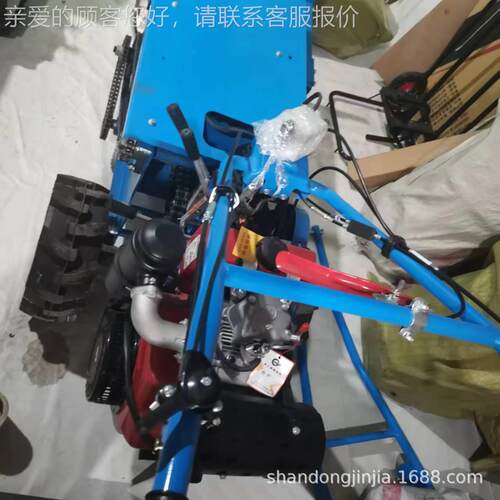 手扶挖沟机冻土层可旋转式开槽机 电缆管道地埋线开沟机土路开沟