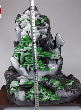 彷玉寿山石雕彷m独特玉迎松风水门套家居装饰门套