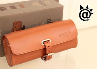 @BIKE FIXED GEAR 英国BKROOKS 真皮单车尾包