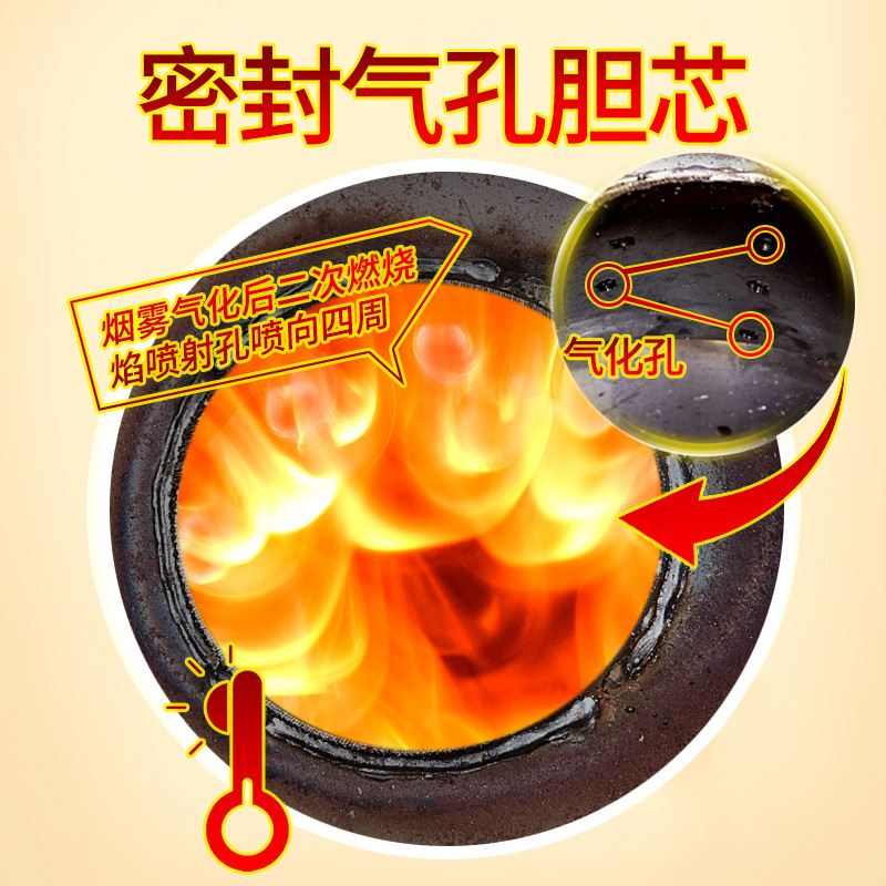 新款加厚气化炉农村家用烧柴取暖炉室内无烟多功能W烤火炉子回风