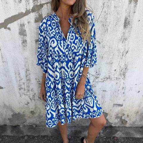 Women's Dress, Casual Bohemian Fashion Dress for Daily Holid