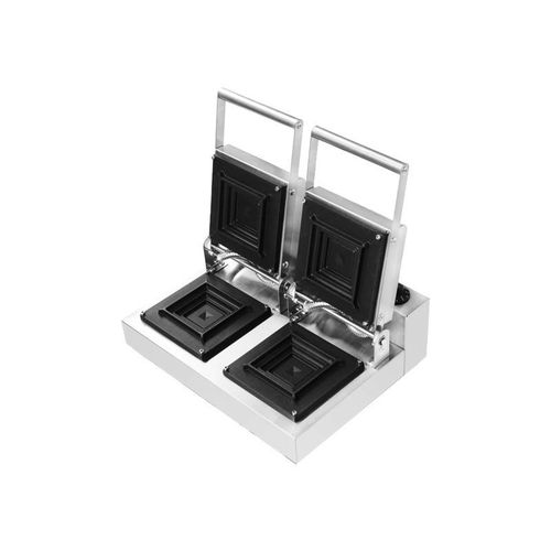 商用电热双头吐司机网红不锈钢热压三文治机O休闲摆摊烘烤小吃设