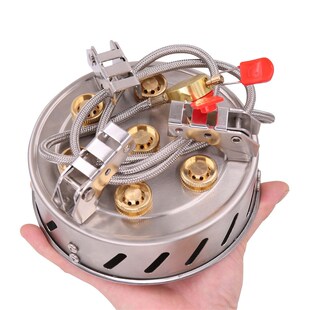 11800W Outdoor Gas Stove vBurner 7 Holes High Firepower Prot