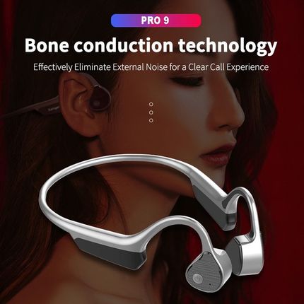 Pro9 bBone Conduction Bluetooth Headset Bluetooth 5.0 Wirele