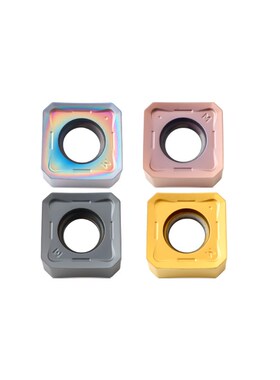 数控快进给铣刀片SNMX120508不锈钢H四方双面铣刀粒45度开粗飞刀