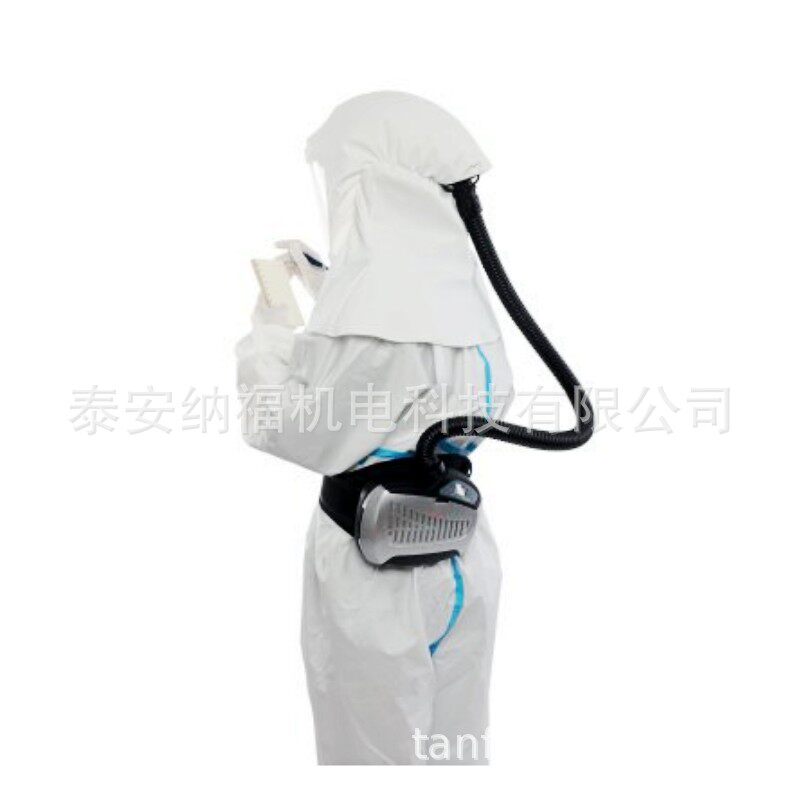 厂家直销面罩正压式电动送风空气净化呼吸PAPR呼吸器头罩送风面罩