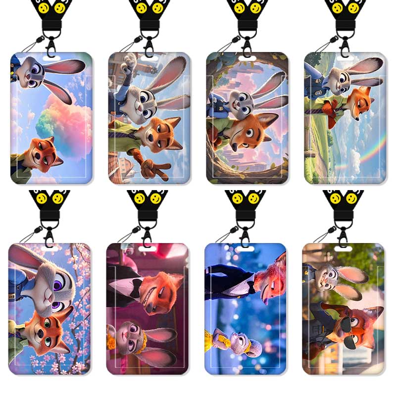 疯狂动物城2朱迪卡套饭卡校园卡身份证保护套公交卡学生水卡证件小卡片套工作证工牌证件套校牌尼克二次元风