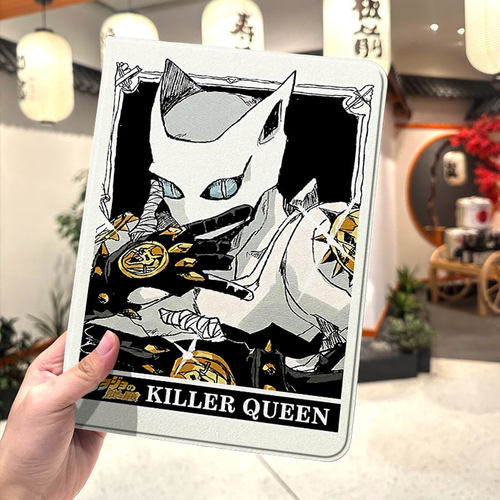 jojo的奇妙冒险ipad10保护套pro2024款11寸5苹果air7平板mini6壳4迷你3适用2三折2020带笔槽8第9代2021男2018