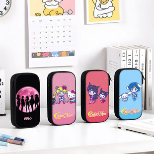 美少女战士联动三丽鸥笔袋小学生铅笔盒2026新款超火文具袋初中生笔盒学生文具盒儿童网红爆款女生女孩高颜值