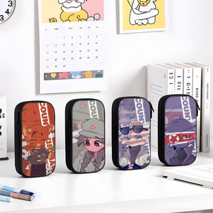 ch国拟笔袋小学生铅笔盒2026新款超火文具袋初中生笔盒学生文具盒儿童网红爆款男生男孩子女生女孩款五常周边