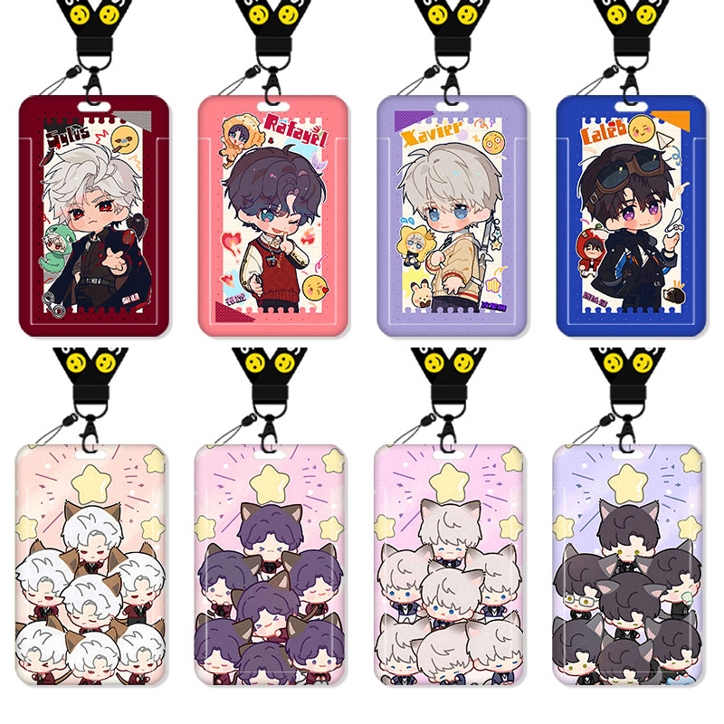 恋与深空Q版秦彻祁煜卡套高颜值饭卡校园卡保护套公交卡学生水卡证件小卡片套工作证工牌证件套校牌挂绳周边