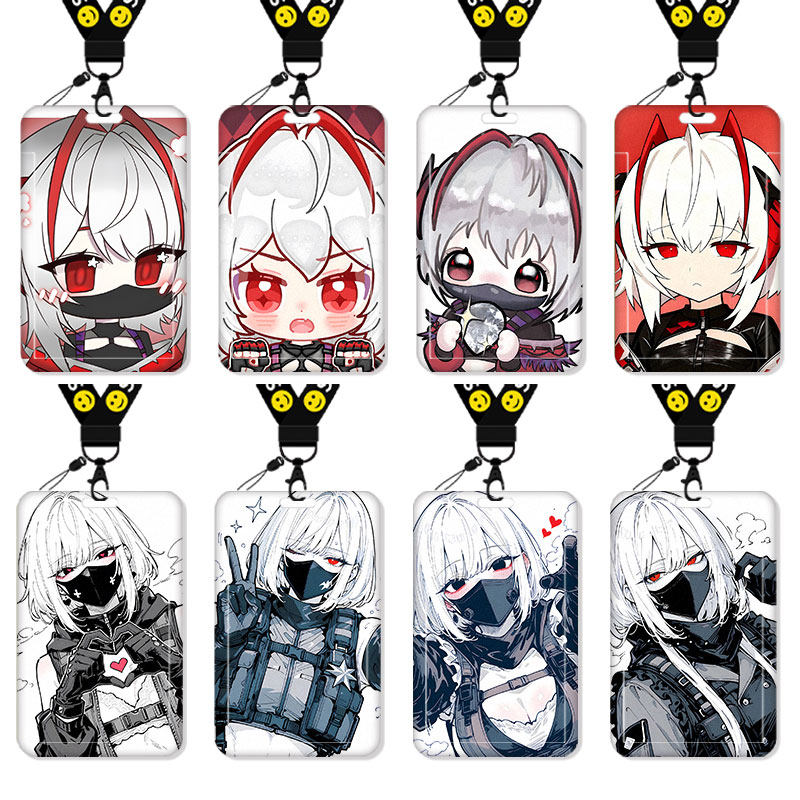 三角洲麦晓雯卡套高颜值饭卡校园卡保护套公交卡学生水卡证件小卡片套工作证工牌证件套校牌挂绳红狼蚀金玫瑰