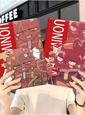 CH国拟五常ipad10保护套pro2024款11寸5苹果air7平板mini6壳4迷你3三折2020带笔槽8第9代2021卡通周边2018女