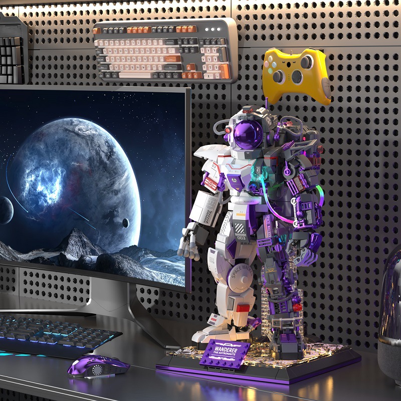 哲高6285宇航员航天飞机运载火箭发射模型7-14岁儿童拼装积木玩具